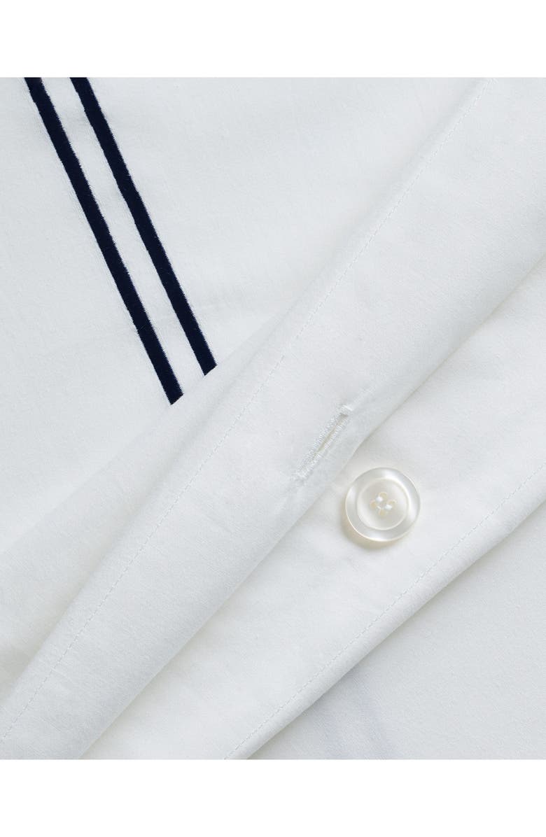 Petite Plume Signature Collection Duvet Cover & Shams Set, Alternate, color, White