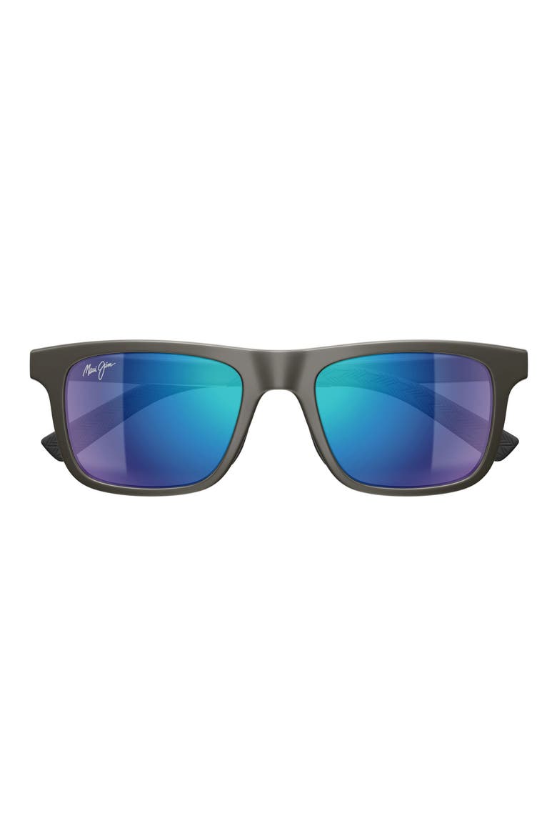 Moaka 52mm PolarizedPlus2® Rectangular Sunglasses, Main, color, GREY