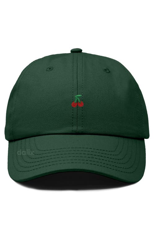 Dalix Lil Cherry Dad Cap In Green