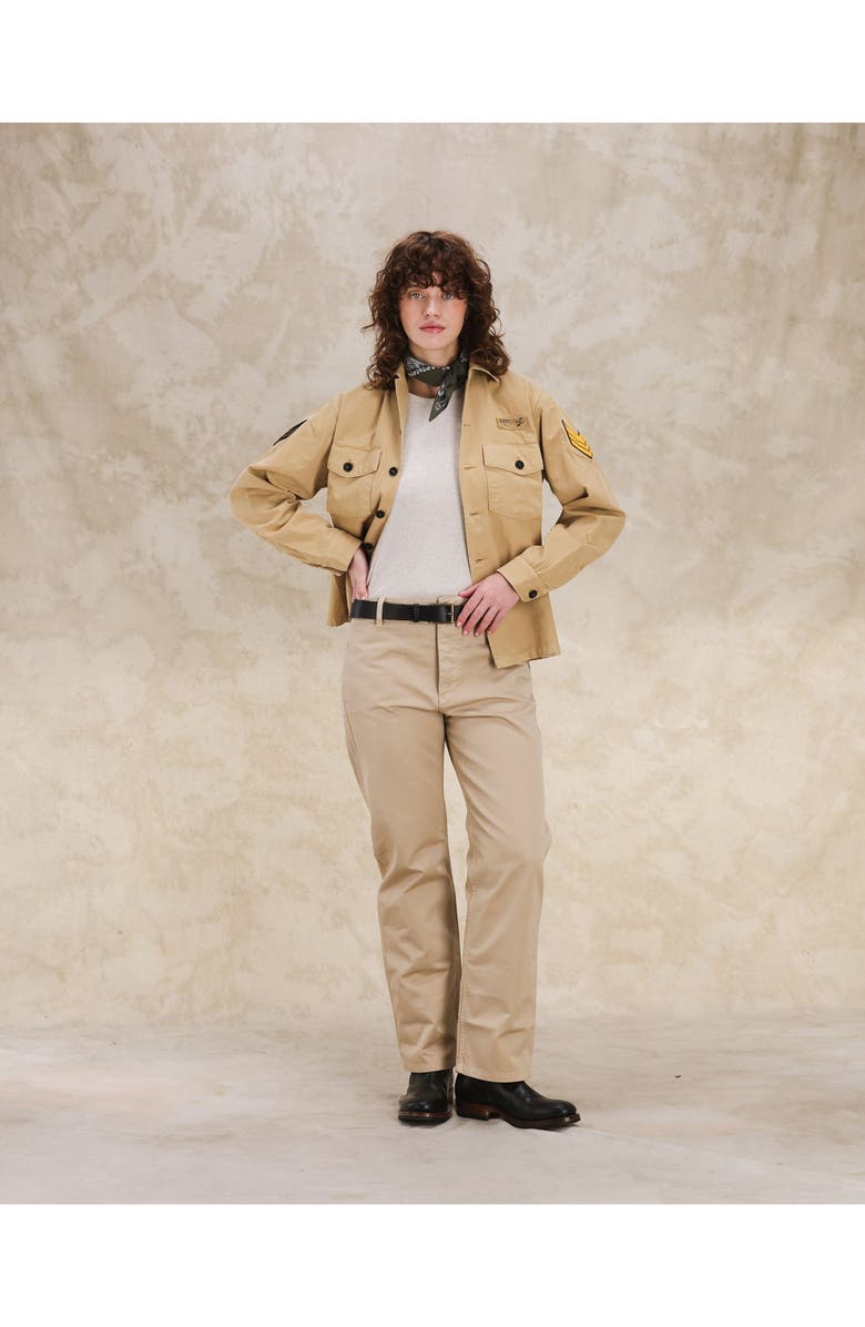 Fortela Jamiet Chino Gabardine Trousers, Alternate, color, Natural