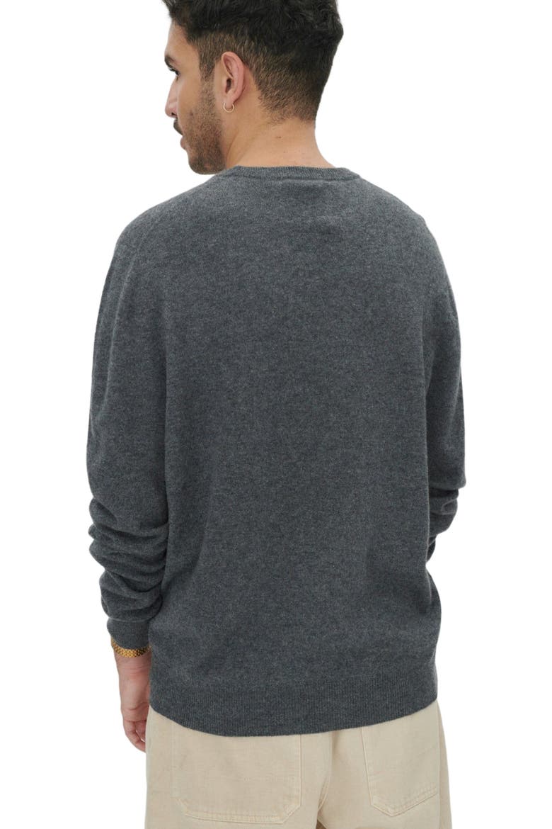 Essential Crewneck Cashmere Sweater, Alternate, color, plum kitten
