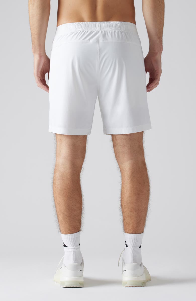 Rhone Pursuit 7-Inch Lined Training Shorts, Alternate, color, Bright White