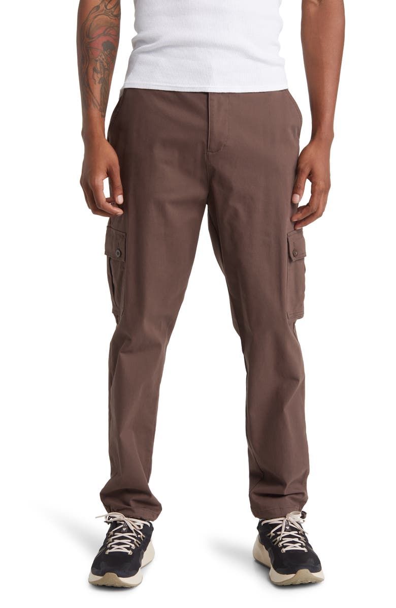 ASOS DESIGN Tapered Cargo Trousers, Main, color,