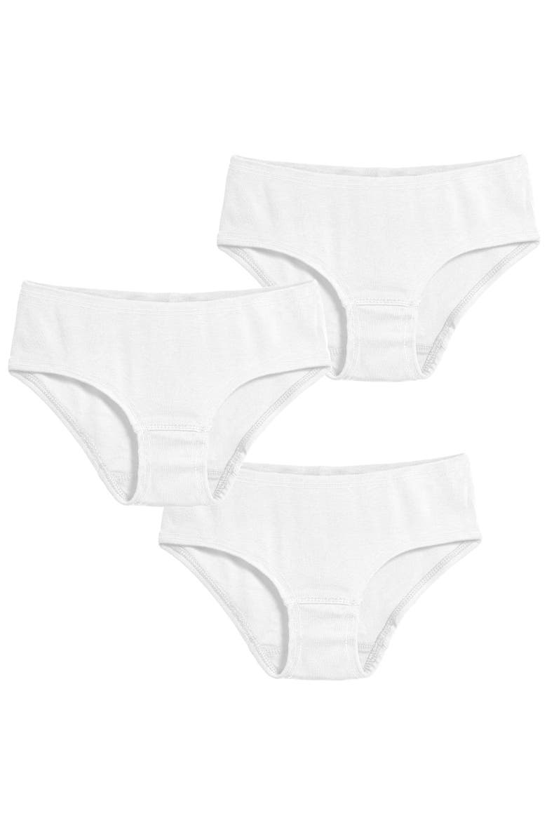 City Threads USA-Made Girls Soft Cotton Brief 3-Pack, Main, color, Pink