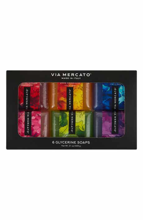 VIA MERCATO Set of 6 Assorted Soaps