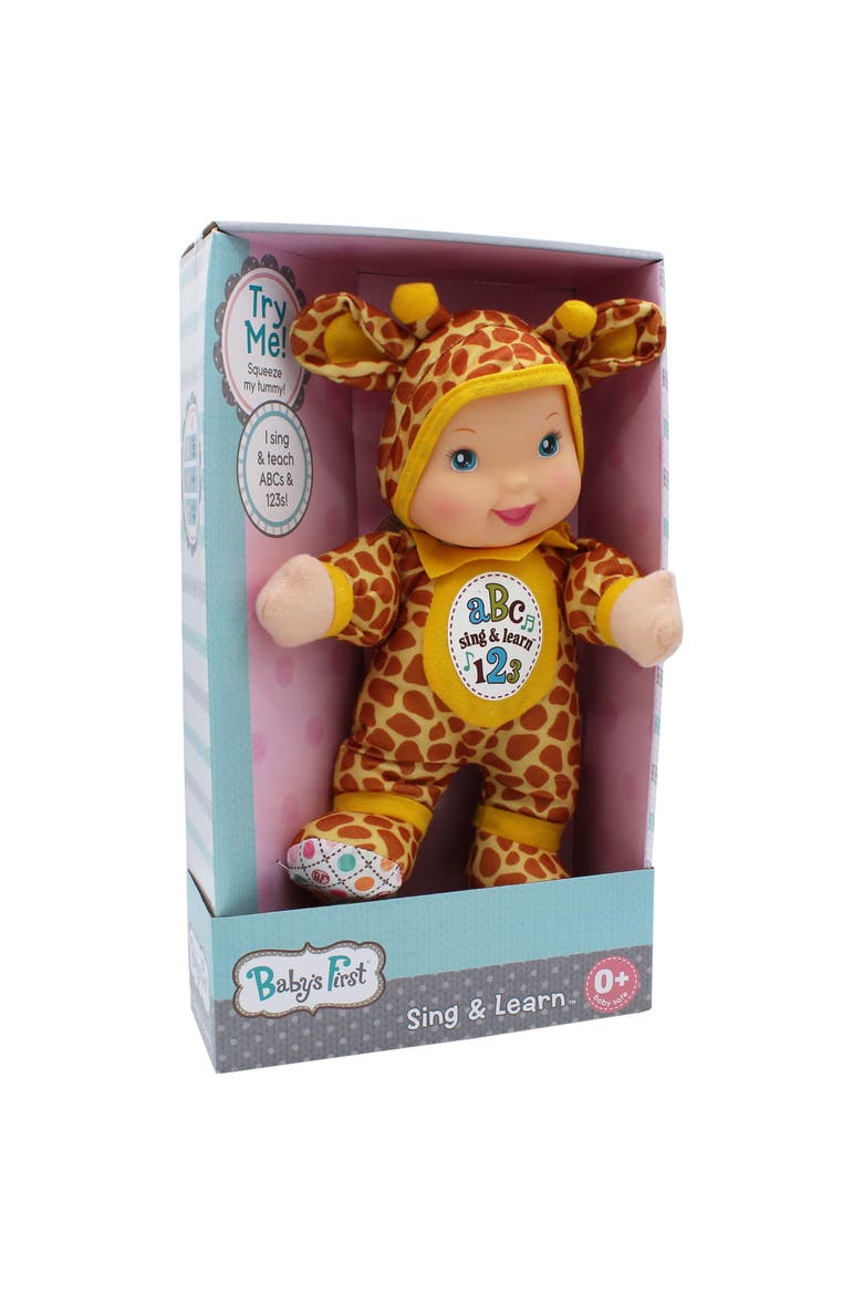 Sing & Learn Giraffe Toy Doll, Alternate, color, Multicolored