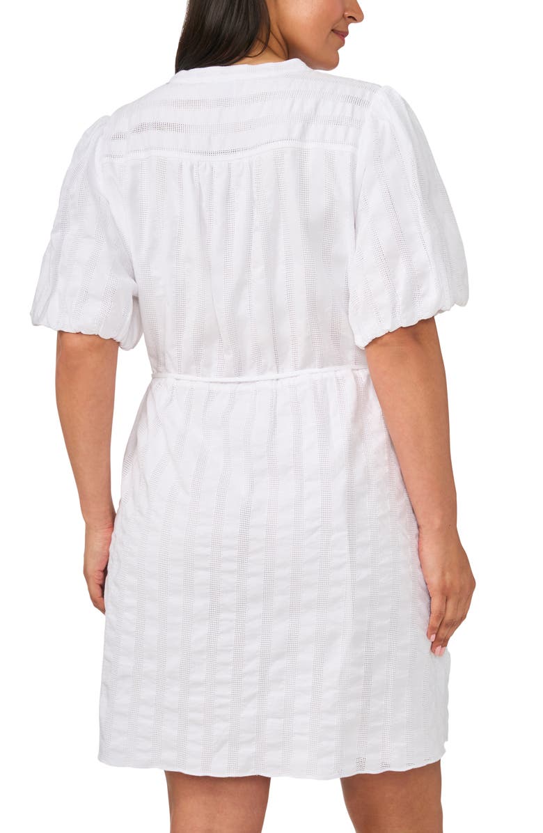 Halogen<sup>®</sup> Embroidered Cotton Dress, Alternate, color, Bright White