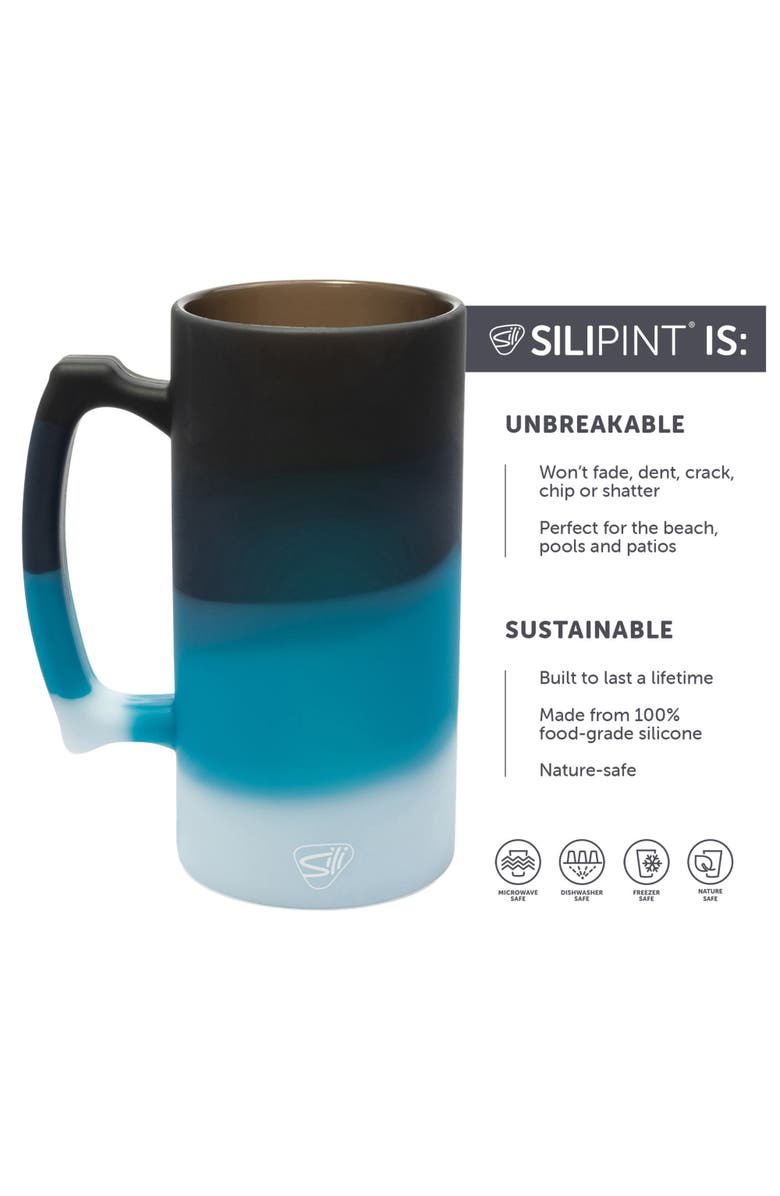 Silipint 28oz Silicone Beer Stein, Alternate, color, Multicolored