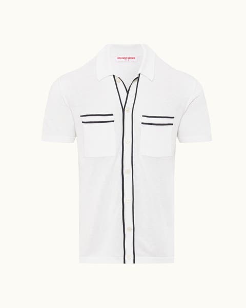 Keeling Classic Fit Cotton Silk Knitted Shirt