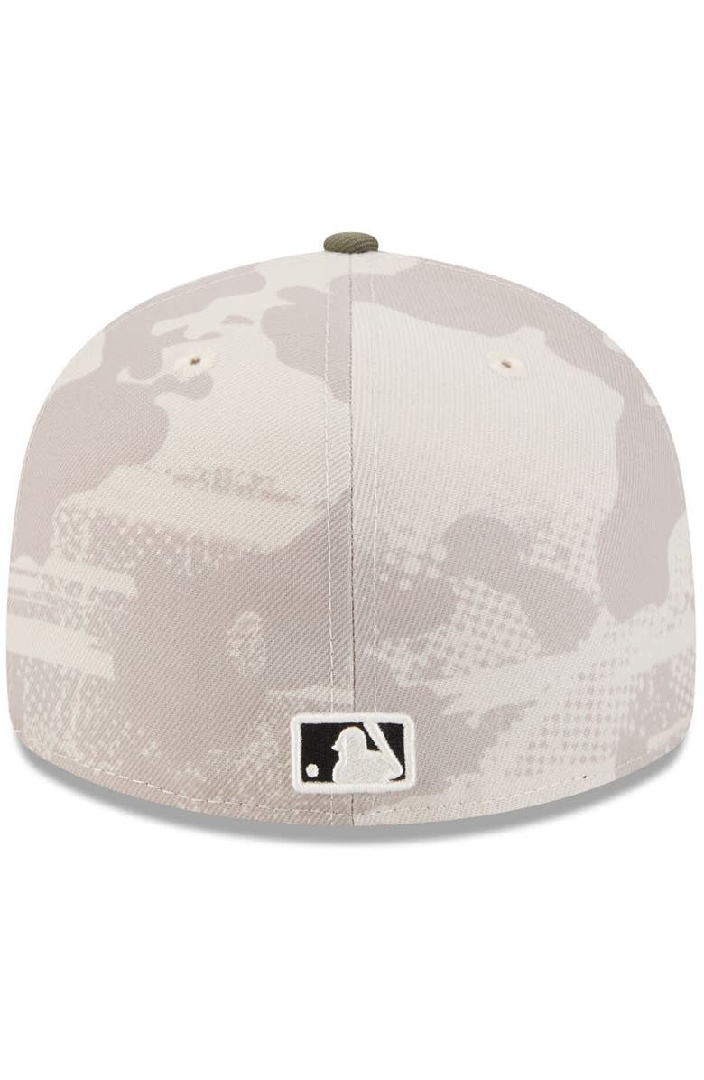New Era Men's New Era Light Beige/Olive Philadelphia Phillies 2025 Armed Forces Day 59FIFTY Fitted Hat, Alternate, color, Light Beige