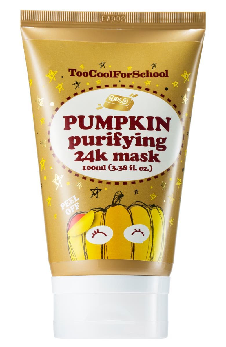 Too Cool for School Pumpkin Purifying 24K Peel-Off Mask, Main, color, 