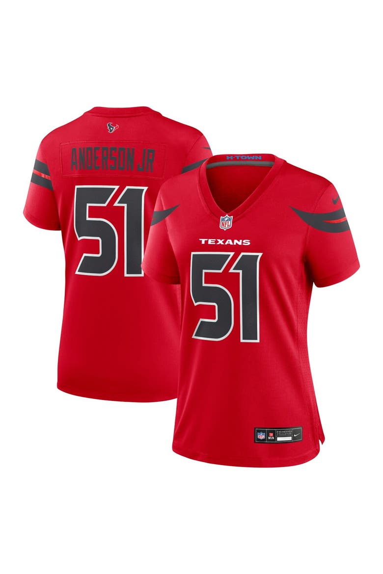 Women's Nike Will Anderson Jr. Red Houston Texans Alternate Game Jersey, Main, color, Red