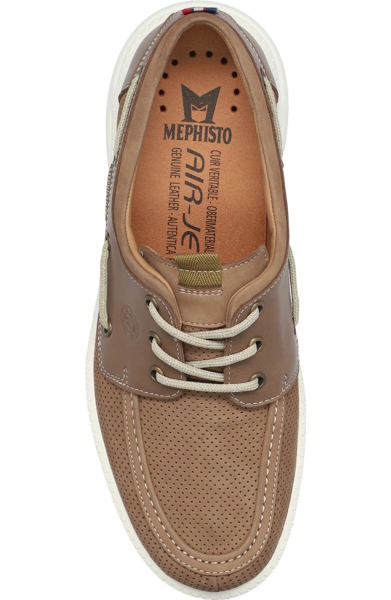 Mephisto Jozio Boat Shoe, Alternate, color, Taupe