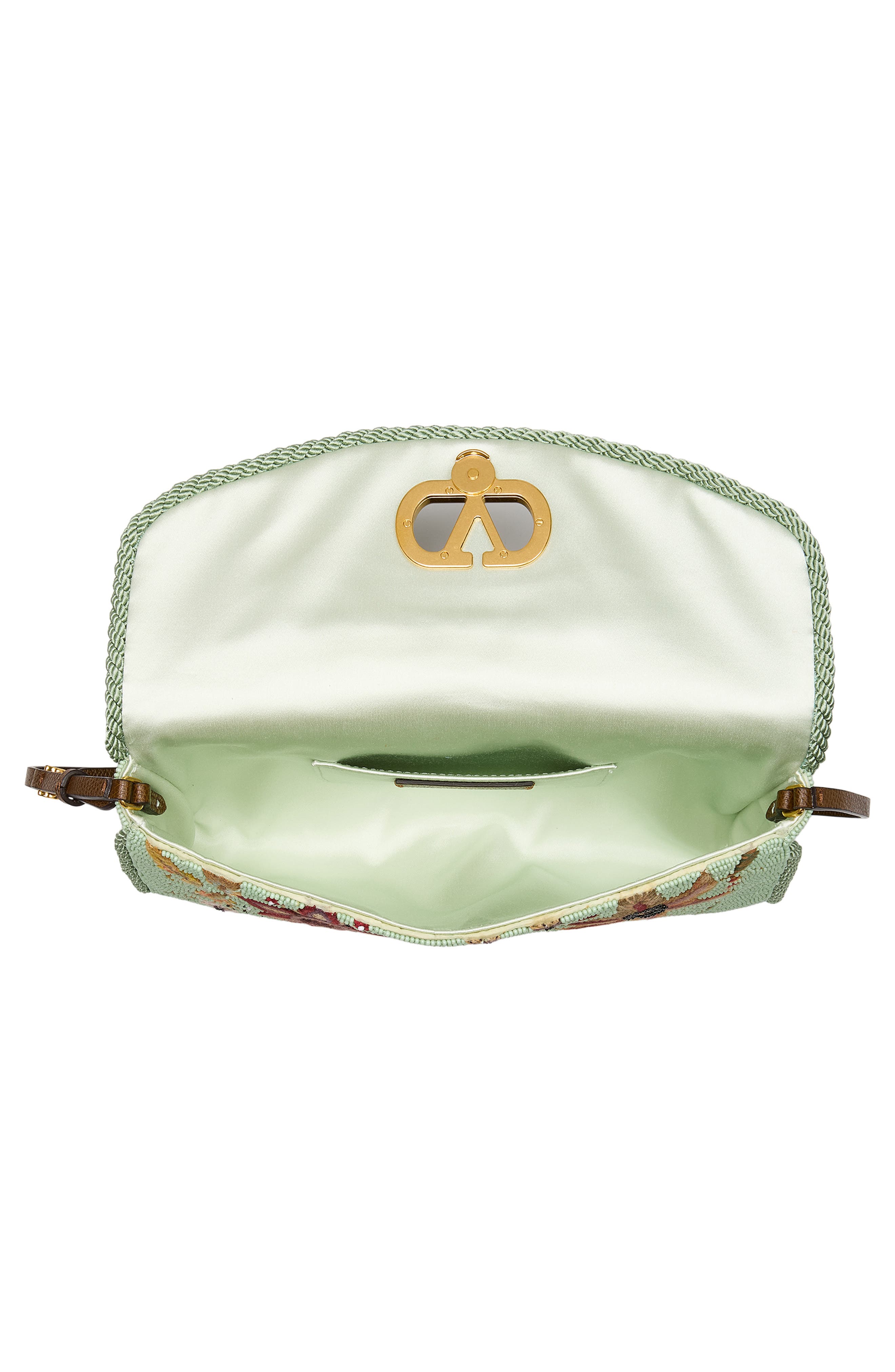 Vain Soft Embroidered Top Handle Bag, Alternate, color, MULTI GREEN