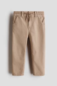 H&M Washed Cotton Twill Trousers