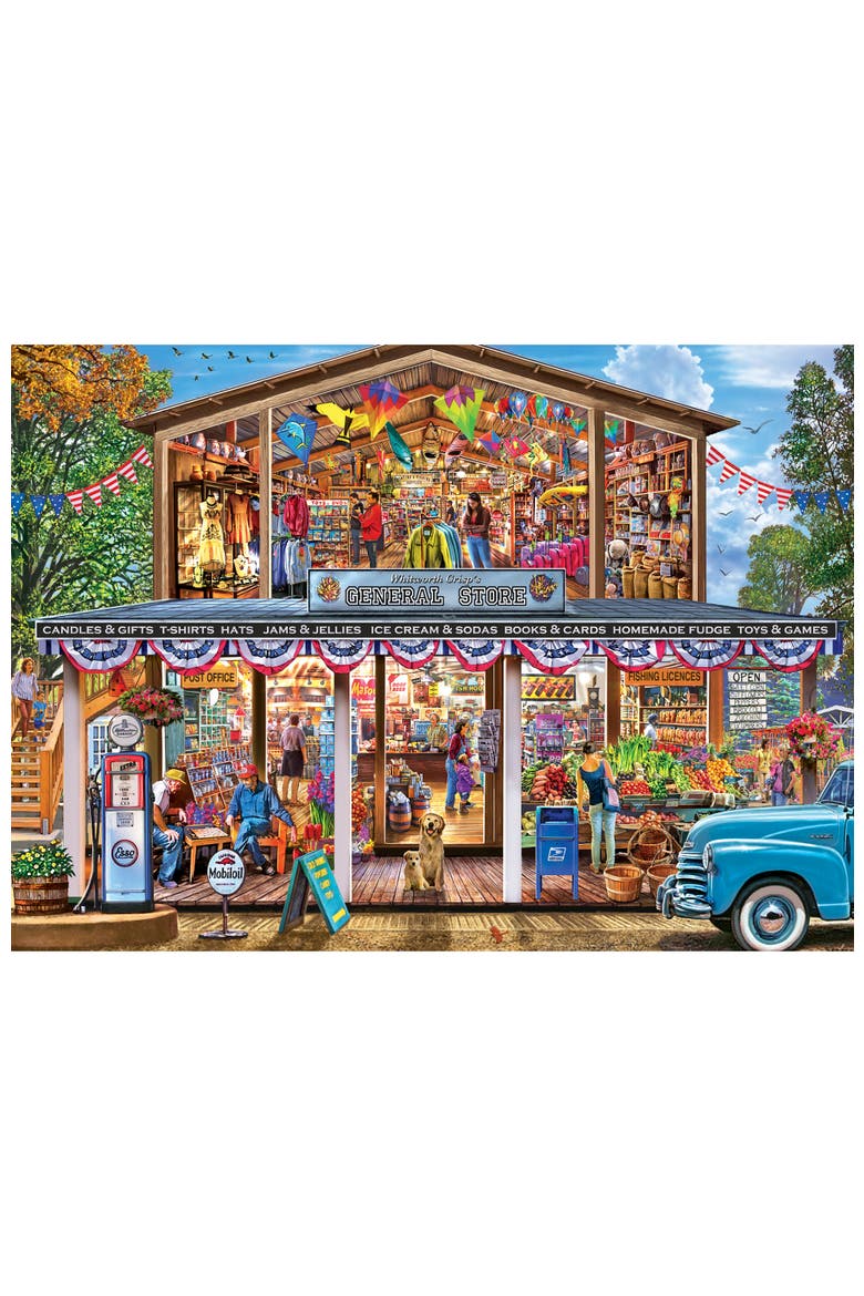 Hometown Market 1000 Piece Jigsaw Puzzle, Alternate, color, Multicolor