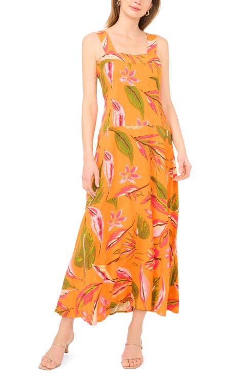 Smocked Back Sleeveless Maxi Dress