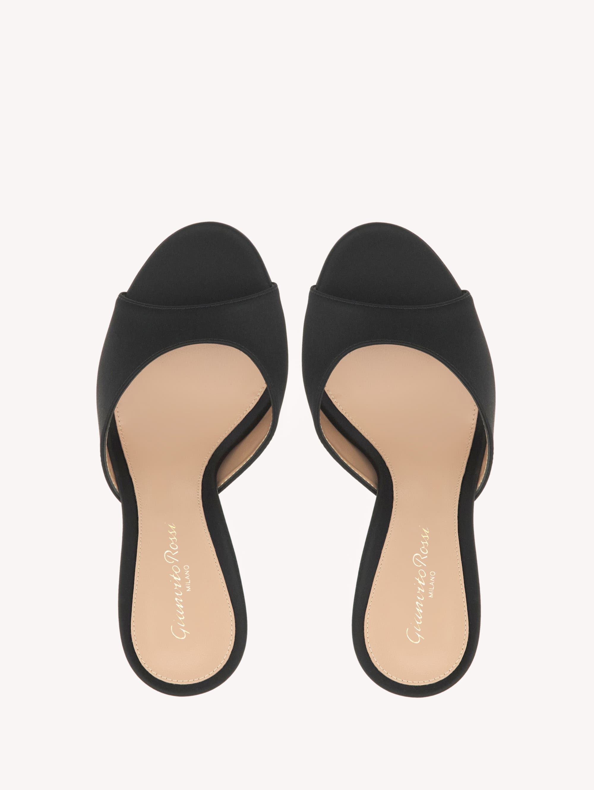 Sofia Mule 95 Mules, Alternate, color, Black Satin
