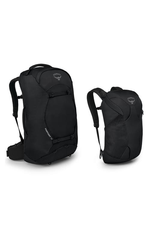 Osprey Farpoint™ 70-liter Backpack & Fairview™ Daypack Travel Pack In Black
