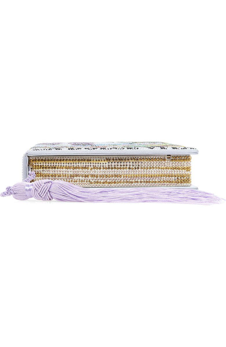 JUDITH LEIBER COUTURE Storybook La Dolce Vita Rhinestone Clutch, Alternate, color,
