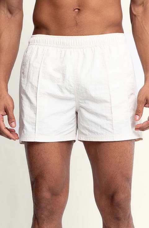 Sebastian Vertical Pintuck 4-Inch Nylon Swim Trunks