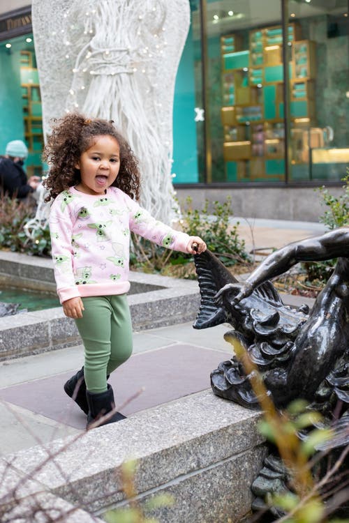 Star Wars Baby Yoda The Mandalorian Sweatshirt & Leggings Set In Pink