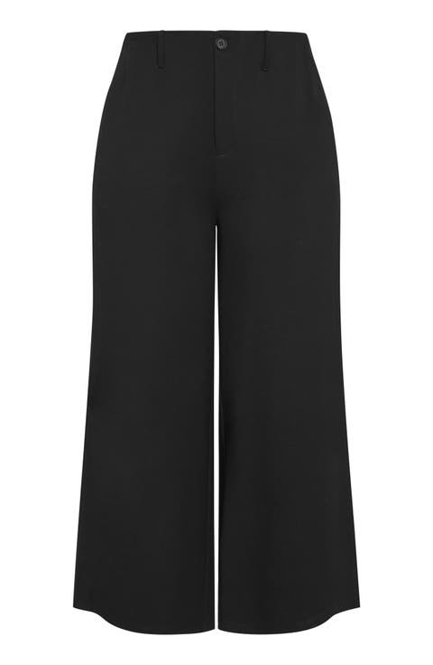 Peyton Wide Leg Ponte Pants