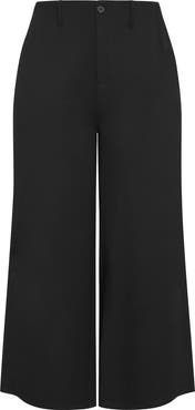 City Chic Peyton Wide Leg Ponte Pants