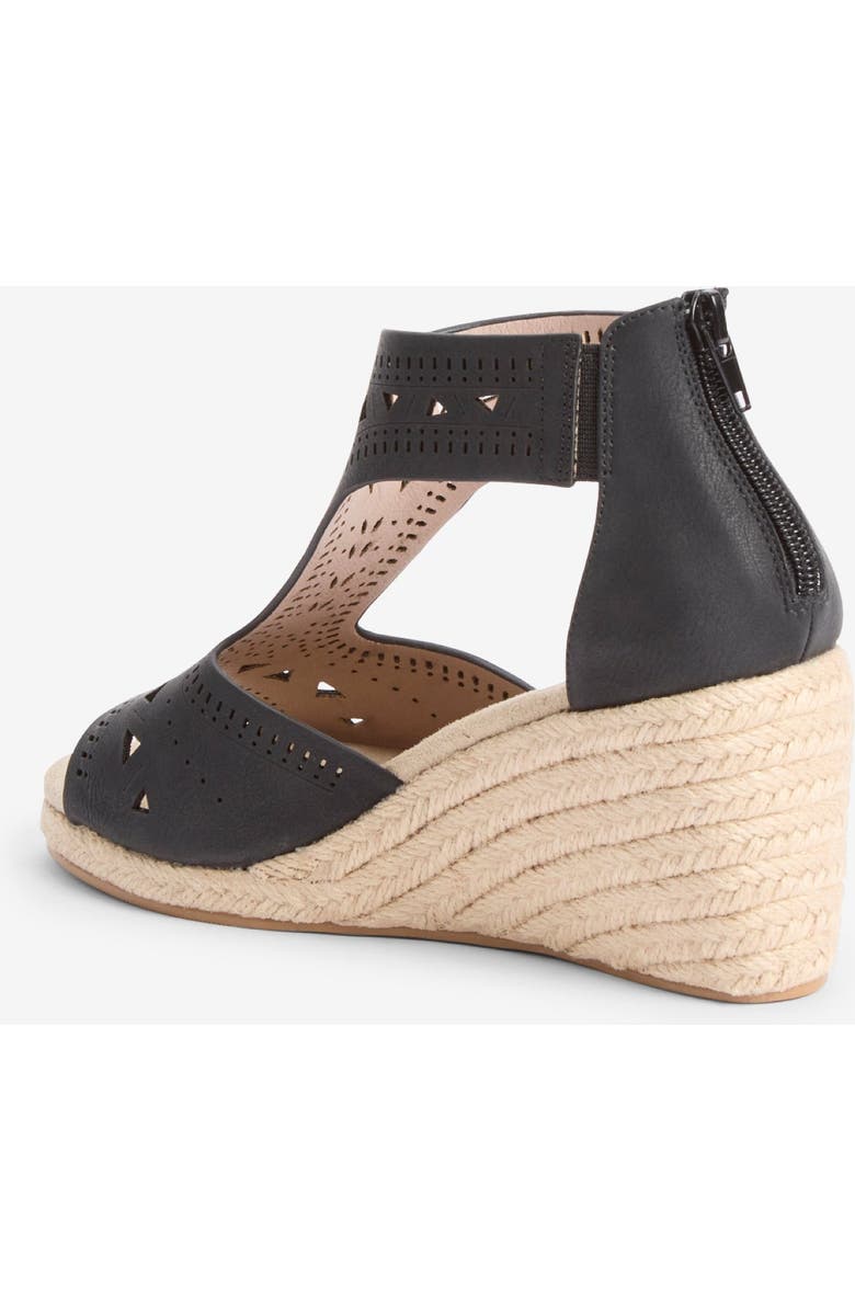 Comfortview The Honey Wedge Sandal, Alternate, color, Black