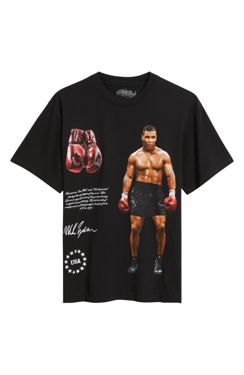 ID Supply Co Mike Tyson Famed Champ Graphic T-Shirt, Alternate, color, Black