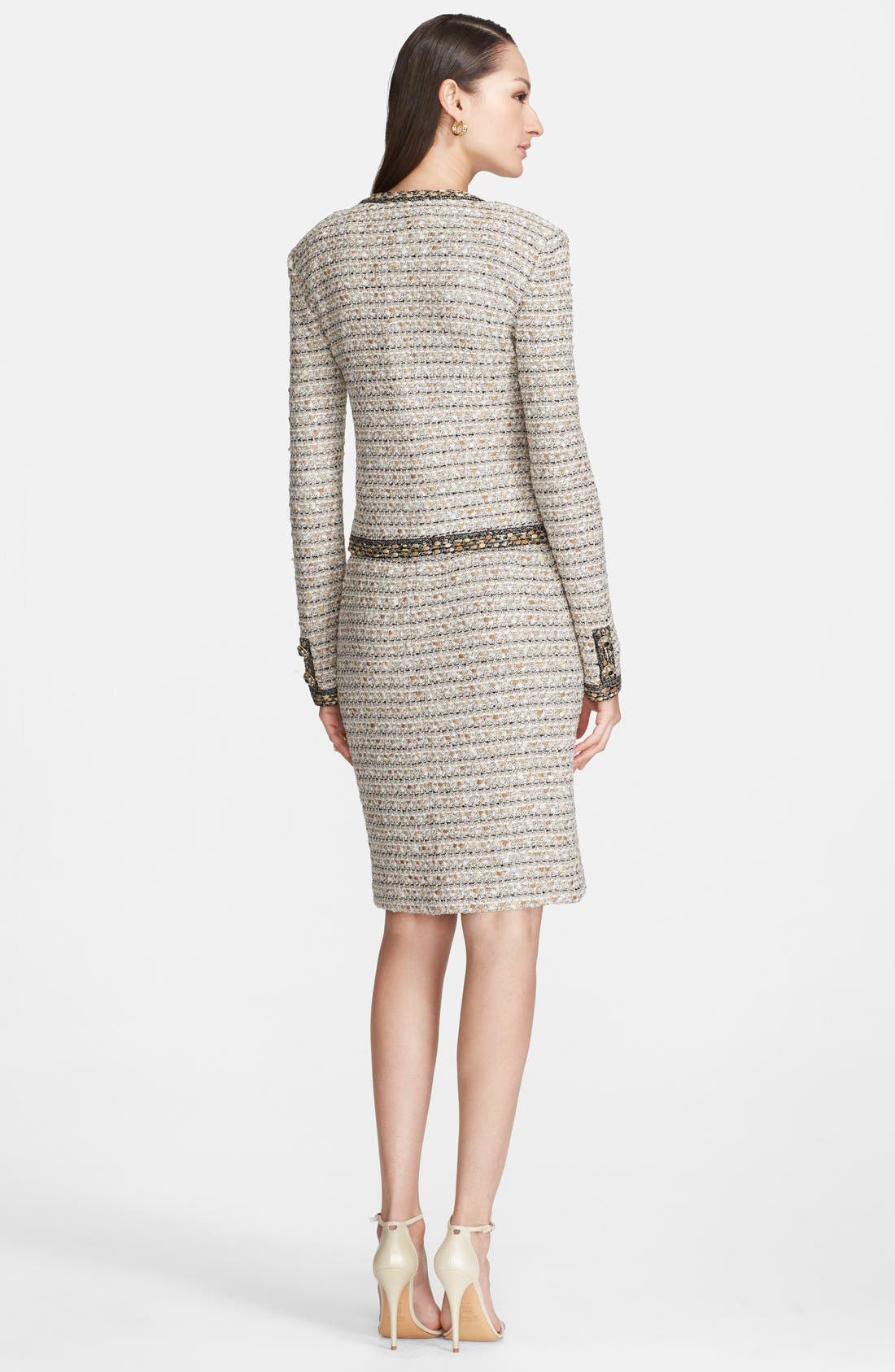 St. John Collection Ribbon Knit Bolero Jacket (Women) | Nordstrom