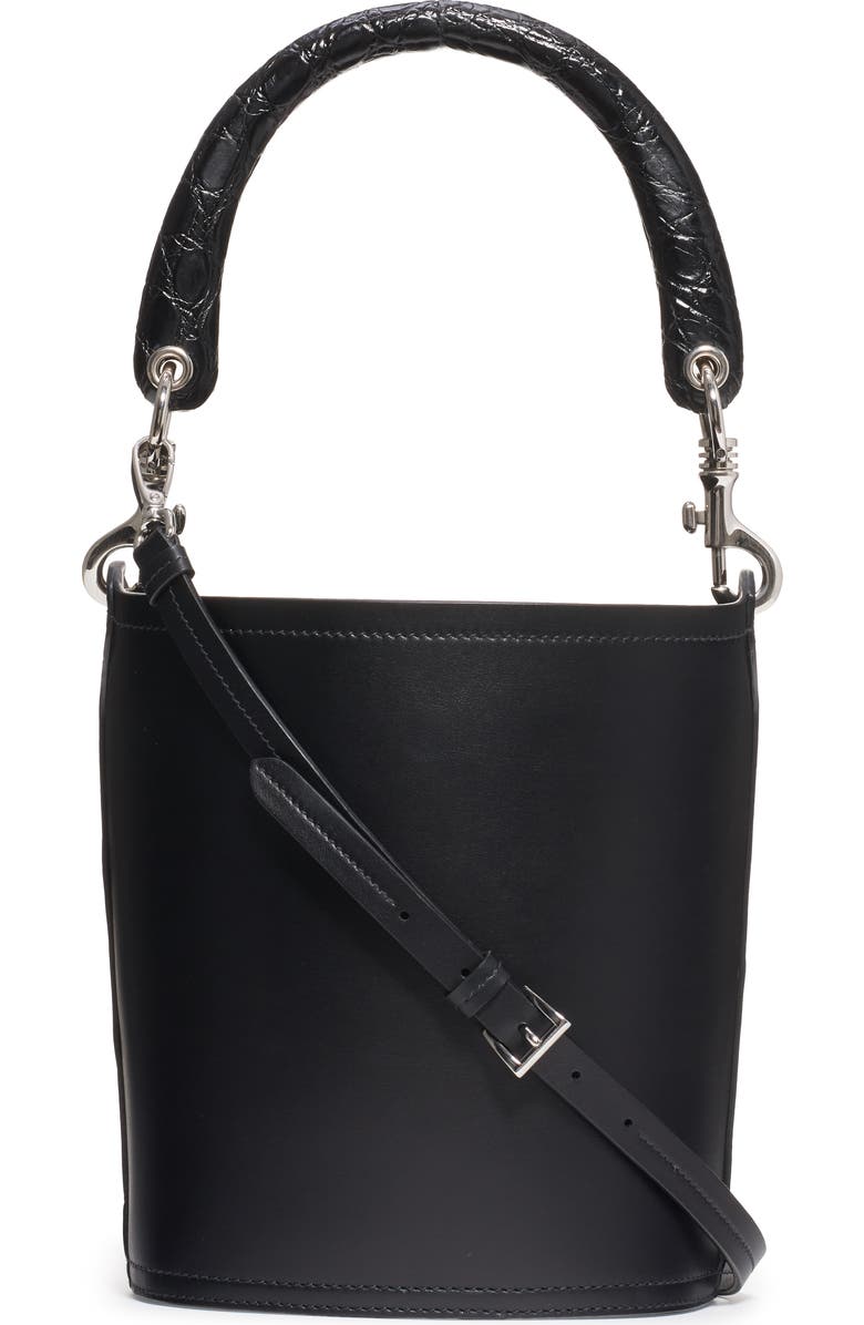 Prada Leather Bucket Bag, Alternate, color,