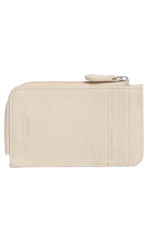 Mundi Small Leather Goods Penny Chain Wallet In Sand