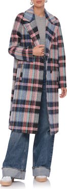Avec Les Filles Plaid Coat