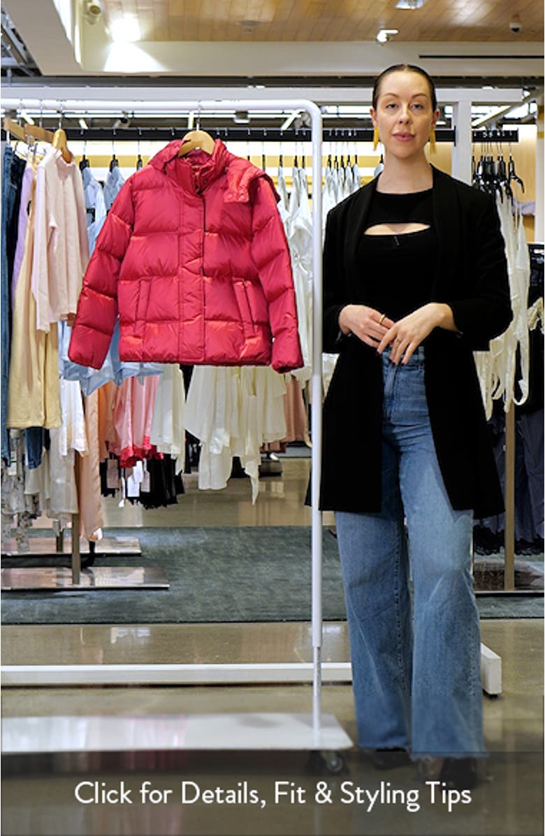 Kids' Animated Down Puffer Jacket with Removable Hood, sales video thumbnail