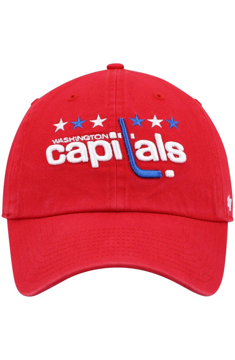 '47 Men's '47 Red Washington Capitals Clean Up Adjustable Hat, Alternate, color, 