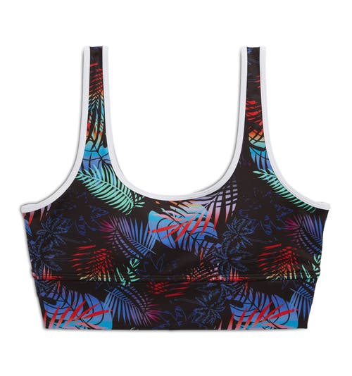 Tomboyx Straight Up Longline Bikini Top In Multi