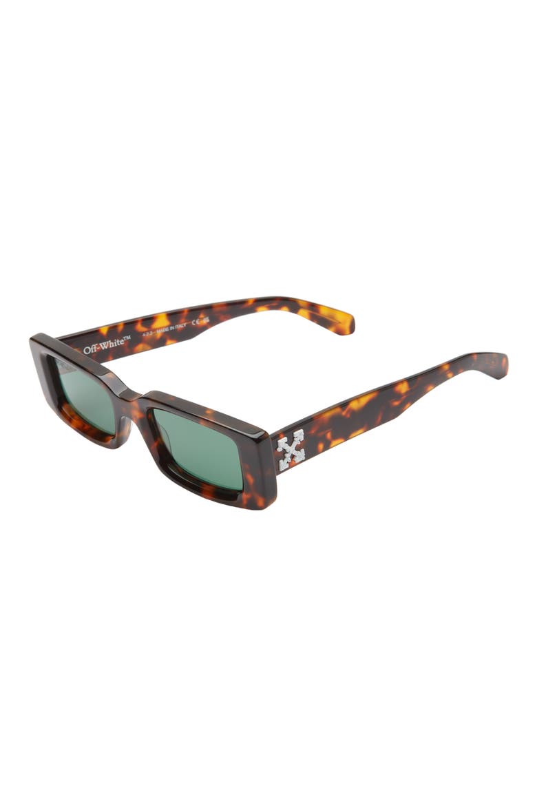 Arthur 50mm Rectangular Sunglasses, Alternate, color, HAVANA GREEN