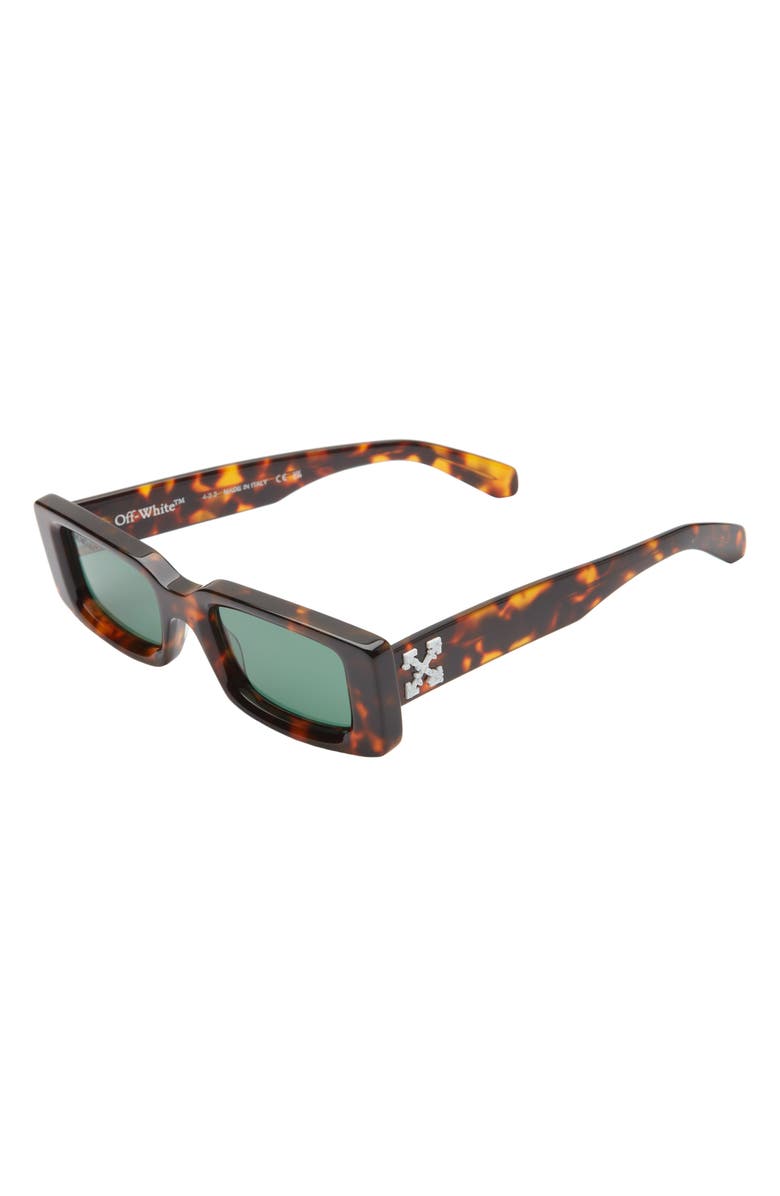 Off-White Arthur 50mm Rectangular Sunglasses, Alternate, color, 