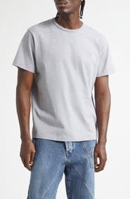 JW Anderson Embroidered Anchor Logo Cotton T-Shirt