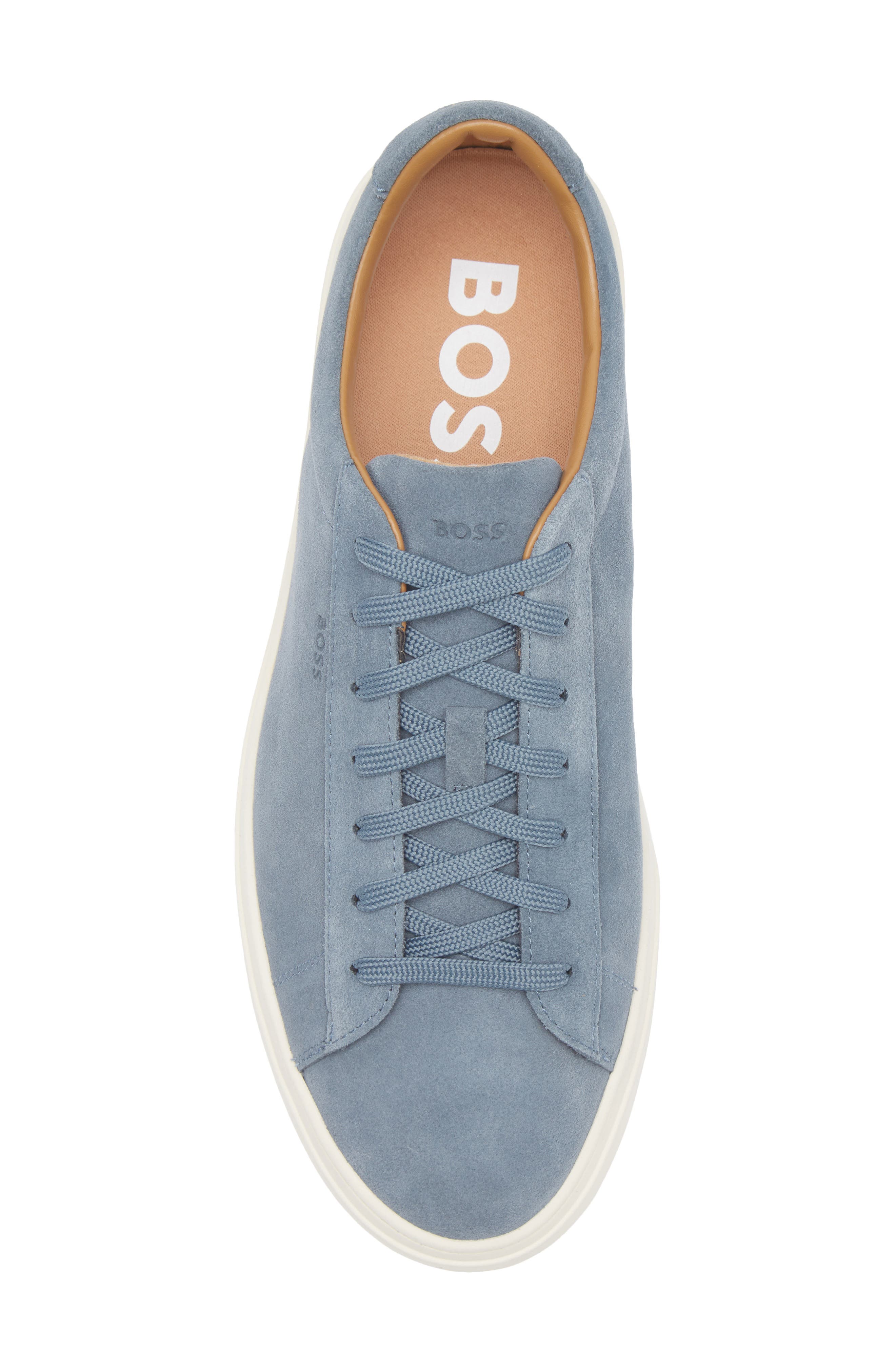 BOSS Kieran Tenn Low Top Sneaker, Alternate, color, Open Blue
