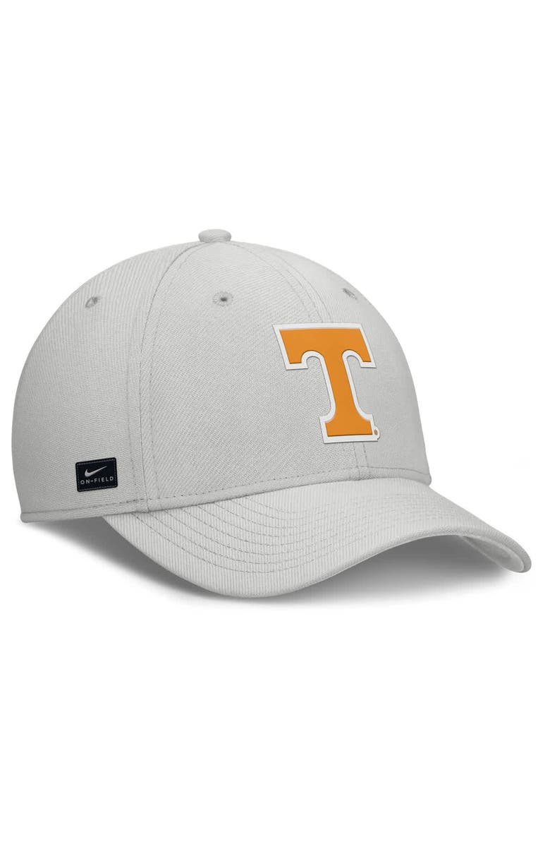 Nike Men's Nike Gray Tennessee Volunteers Rise Practice Performance Adjustable Hat, Alternate, color,
