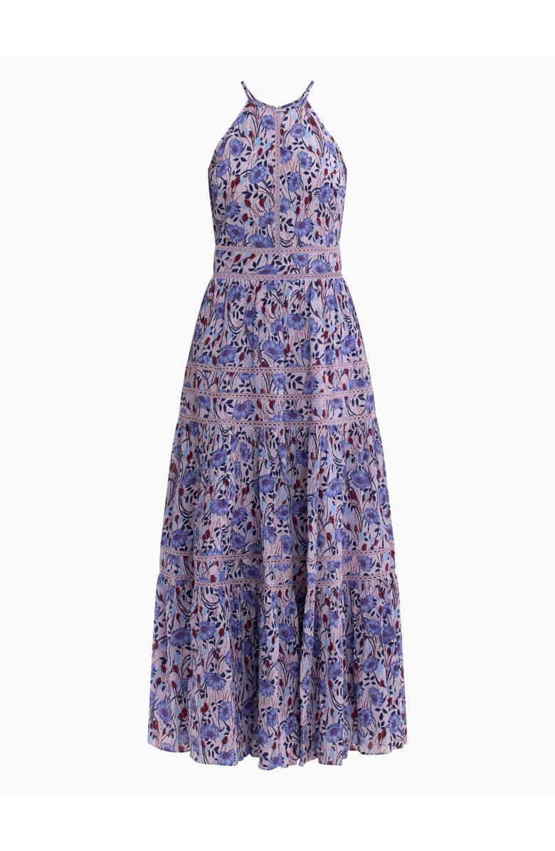 Rebecca Taylor Daphne Crinkle Dress, Alternate, color, Iris Multi