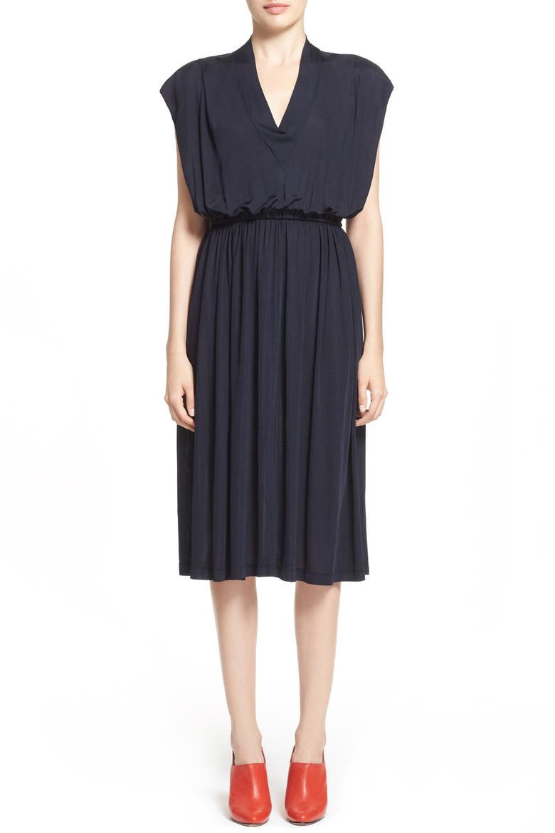 'Afton' Sleeveless Midi Dress, Main, color, MIDNIGHT