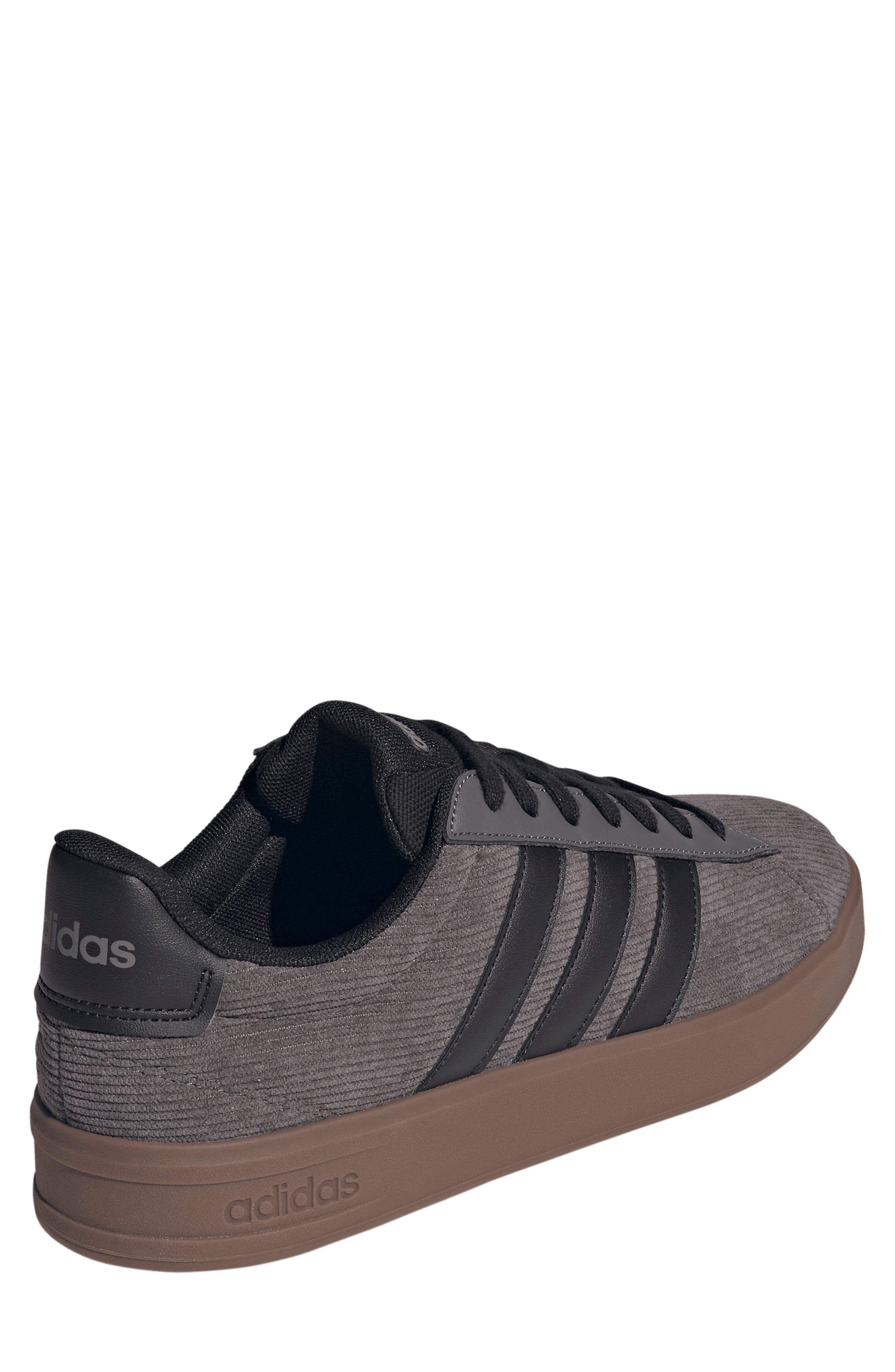 adidas Grand Court 3.0 Sneaker, Alternate, color, Charcoal/ Core Black/ Gum