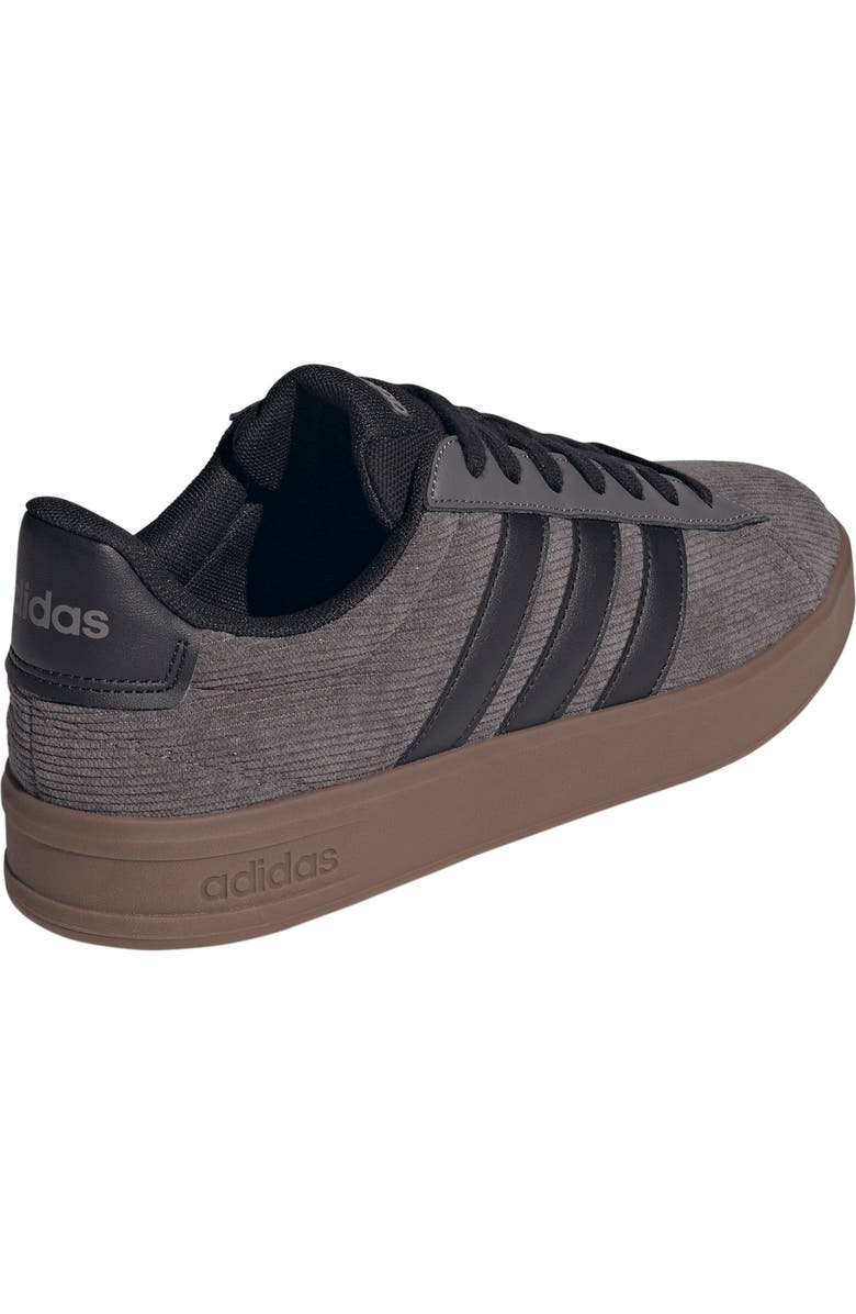 adidas Grand Court 3.0 Sneaker, Alternate, color, Charcoal/ Core Black/ Gum