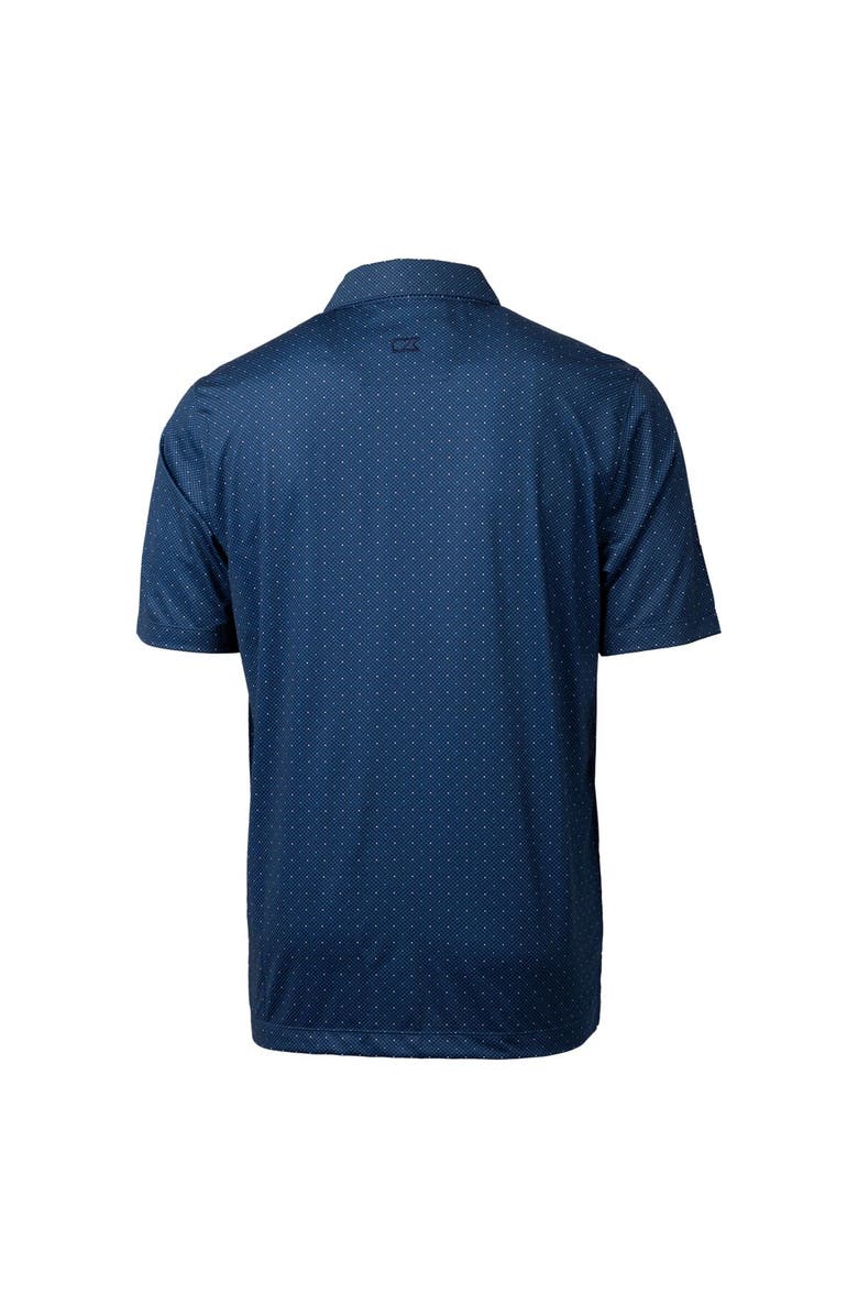 Cutter & Buck Men's Cutter & Buck Navy Lehigh Valley IronPigs Pike Double Dot Print Stretch Polo, Alternate, color,