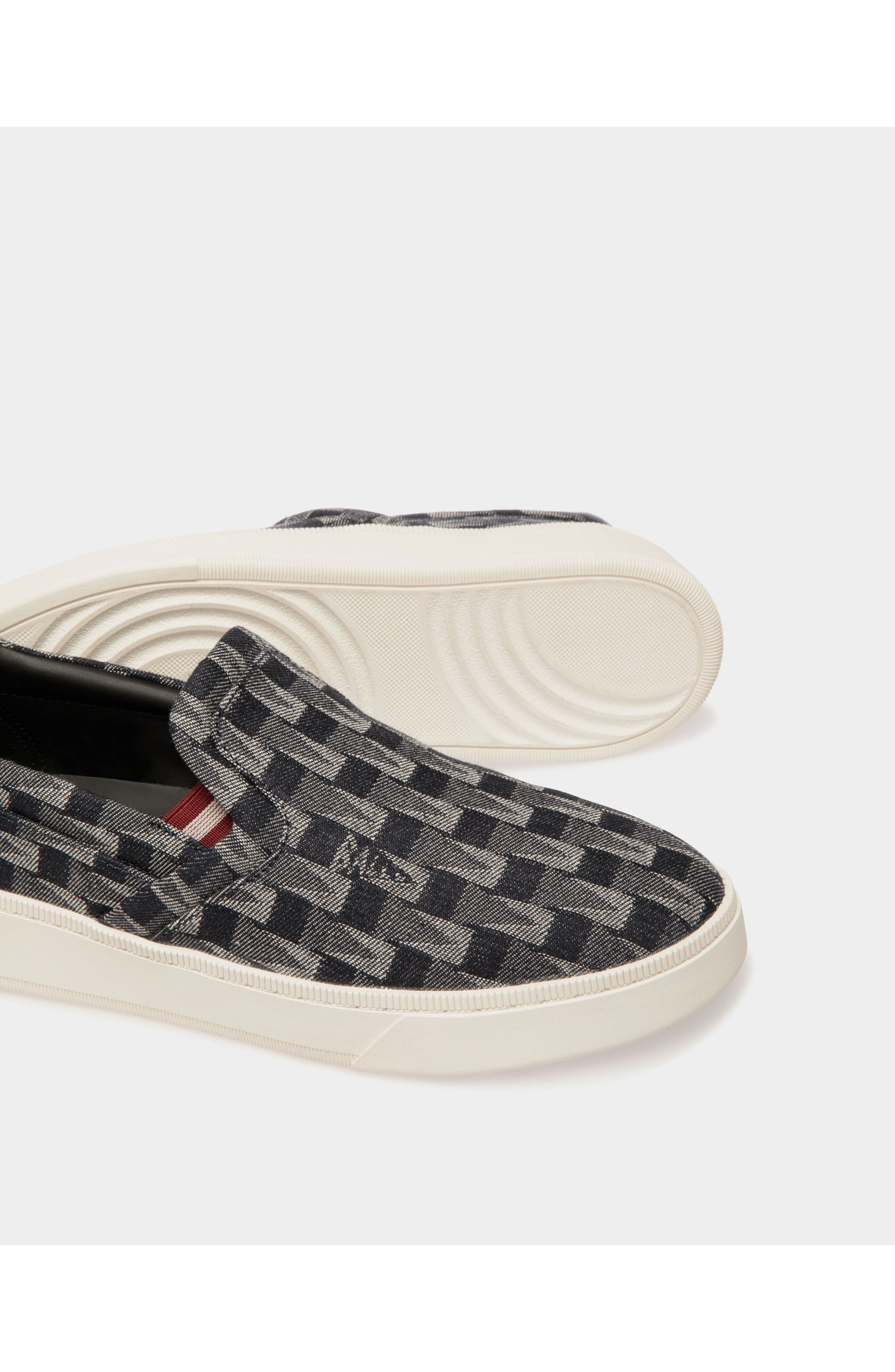 Bally Raise Sneaker in Denim, Alternate, color, Blue