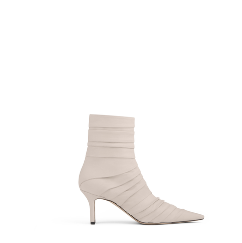 Plisse Ankle Boot