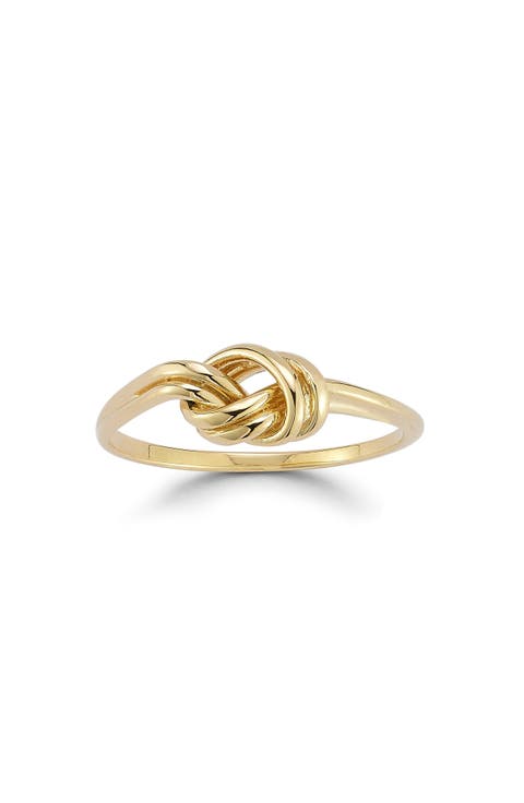 14K Yellow Gold Knot Ring
